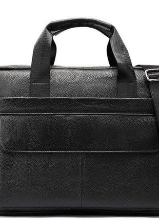 Кожаная мужская деловая сумка-портфель для документов SK N54365