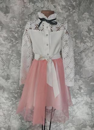 Праздничное платье платье на 7-9 лет