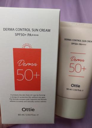 Солнцезащитный крем для проблемной кожи ottie derma control su...