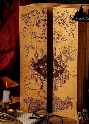 Волшебная Карта мародеров Гарри Поттер Hogwarts Harry Potter
