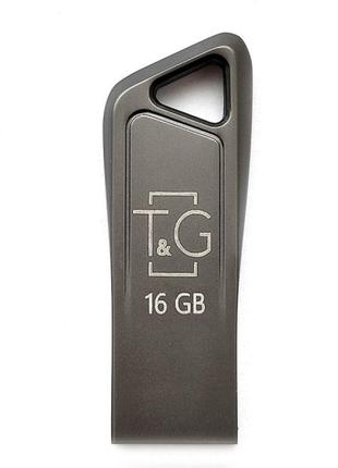 Флеш память USB Touch & Go USB 2.0 16GB Metal 114 Steel