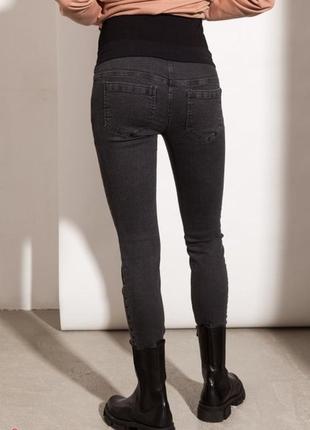 Зручні сірі джинси, штани для вагітних h&m
