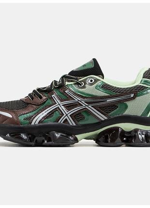 Мужские кроссовки Asics Gel-Quantum Kinetic Green Brown Black,...