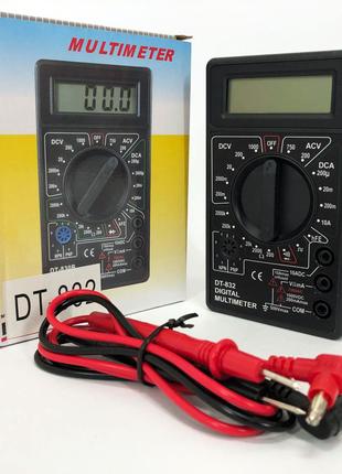 Мультиметр цифровой тестер Digital DT-832 со звуковой прозвонкой