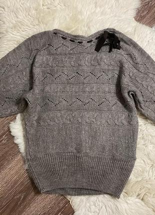 Стильний теплий вʼязаний светр