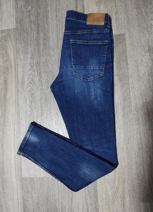 Мужские джинсы skinny / burton menswear london / штаны / синие...