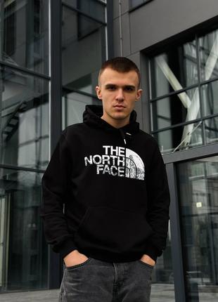 Мужская черная кофта с капюшоном The North Face