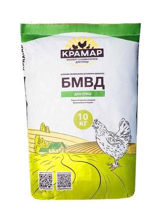 БМВД для курей-несучок (від 35 тижнів) ПК 1-25 30% 10кг ТМ КРАМАР