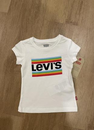 Новая футболка levi's 1-2 года