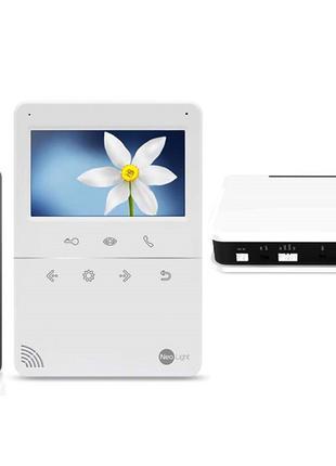 Комплект NeoLight Tetta+WiFi Box видеодомофон и видеопанель Бе...