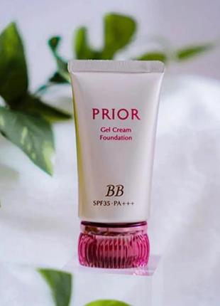 Bb крем shiseido prior gel cream foundation bb spf35 pa+++япония