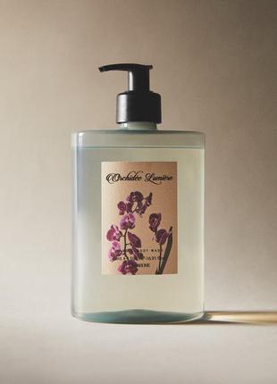 Жидкое мыло для ручек и тела zara home orchidee lumiere жидкое...