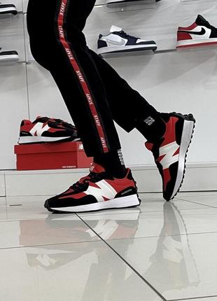 Кросівки new balance 327 (black & red)