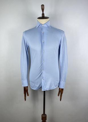 Оригинальная мужская рубашка boggi milano jersey regular fit s...