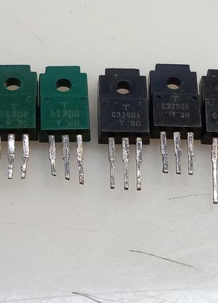Біполярні транзистори 2SA1306 2SC3298, оригінал, демонтаж.