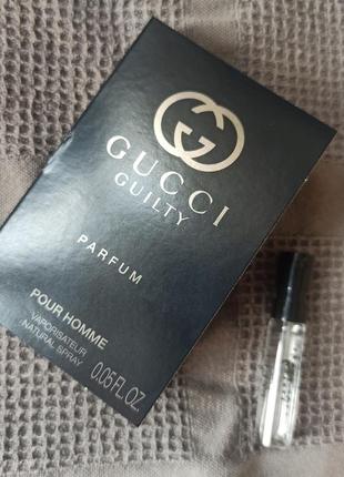Gucci guilty parfum pour homme, пробник, 1.5 мл