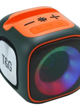 Bluetooth-колонка TG359 з rgb підсвічуванням, speakerphone, ра...