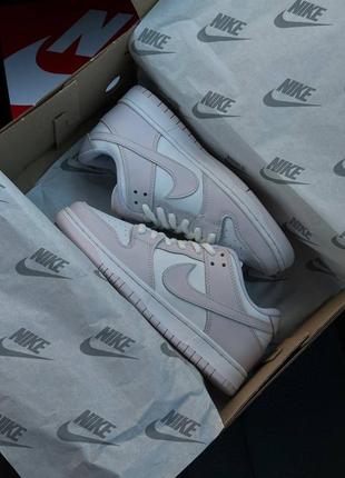 Nike sb dunk low retro white easy pink