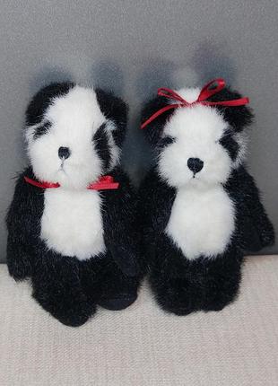 Винтажная коллекционная игрушка мишка панда boyds hsing and ling