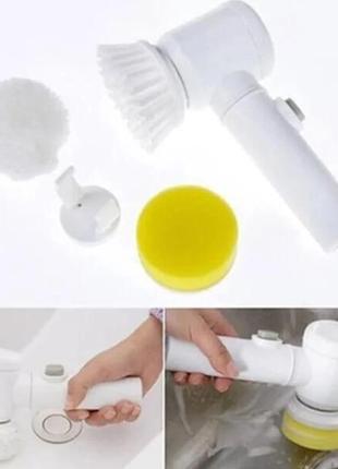 Электрическая щетка для мытья посуды ванной раковины magic bru