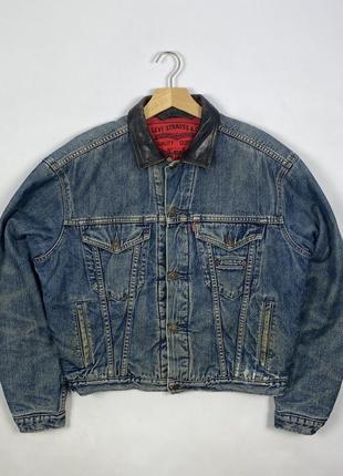 Рідкісна вінтажна утеплена джинсова куртка vintage 1989 levis ...