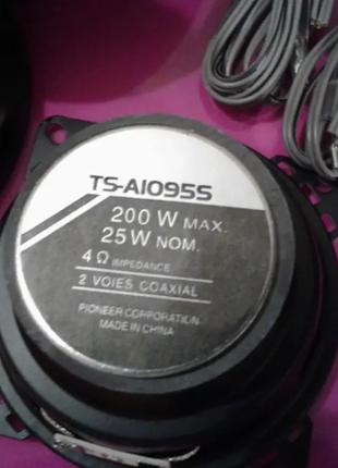Автомобільна акустика колонки TS-A1095s 10см (200Вт)