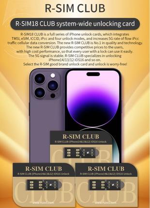 R-SIM Club 2 Новинка Для Розблокування всіх iPhone MKSD USIM