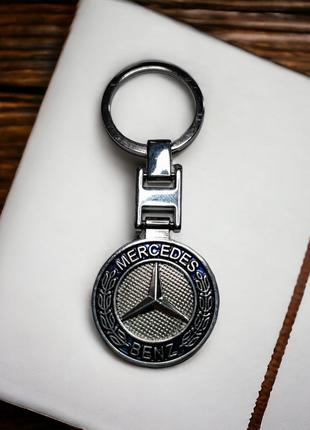 Брелок автомобильный Mercedes (Мерседес), алюминиевый сплав