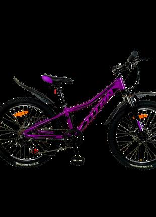 Titan Велосипед Titan DRONE 24"11" Фиолетовый-Черный