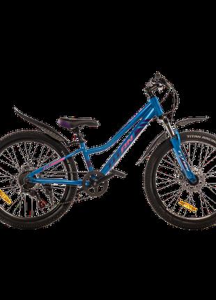 Titan Велосипед Titan BEST MATE 24"11" Голубой-Фиолетовый