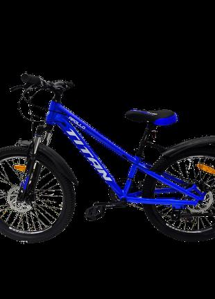 Titan Велосипед Titan APOLLO 2024 24" 11" Синий