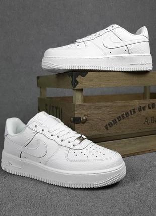 Женские / подростковые кроссовки nike air force 1 низкие белые...