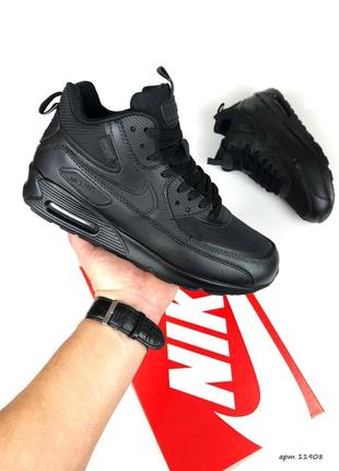 Мужские кроссовки nike air max 90 surplus черные