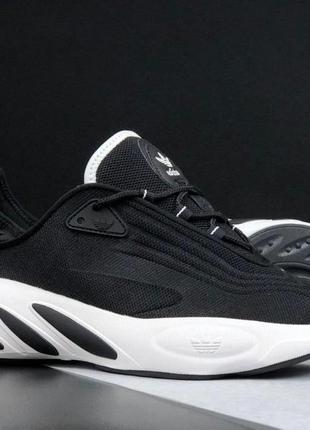 Мужские кроссовки adidas adifom sltn черные белым