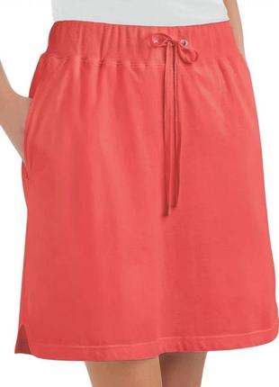 Спортивная юбка женская коралловая юбка короткая юбка