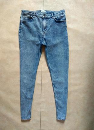 Стильные джинсы скинни с высокой талией h&m, 14 pазмер.