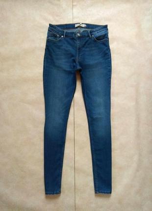 Стильные джинсы скинни с высокой талией h&m, 12 размер.