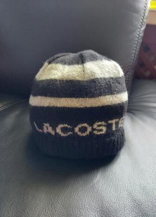 Детская шапка lacoste (1-2 года)