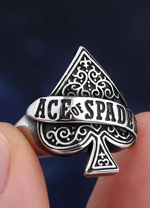 Оригинальное кольцо перстень в виде игральных карт нержавеющая...