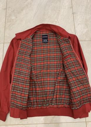 Красная куртка харик харингтон cotton works мужская ветровка