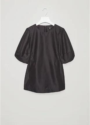Блуза cos structured blouse with puff sleeves / 34