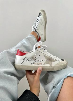 Golden goose " ggdb superstar red