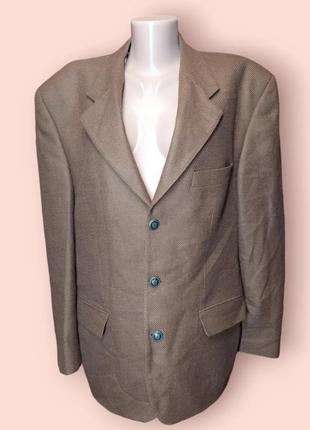 Шерстяной (100%) винтажный пиджак baumler