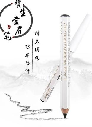 Олівець для брів shiseido eyebrow pencil, японія