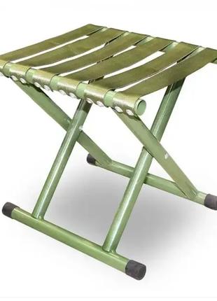 Складаний стілець для пікніка та риболовлі без спинки 40 см C-2