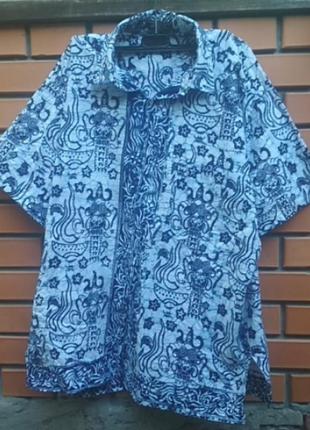 Рубашка ручной работы, hand made фирмы bali bagus batik