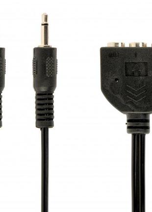 Аудио кабель Cablexpert CC-MIC-1, переходник 3.5мм/3х3.5мм мам...
