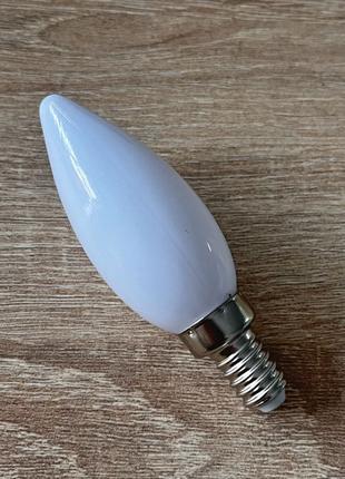 Светодиодная LED лампа Е12 / Е14 220V 3W 3000K теплого кольору
