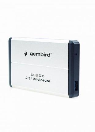 Внешний карман Gembird EE2-U3S-2-S для 2.5 SATA дисков, USB 3....