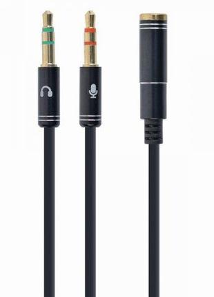 Аудио-кабель-переходник Cablexpert CCA-418M с 4-х контактной 3...